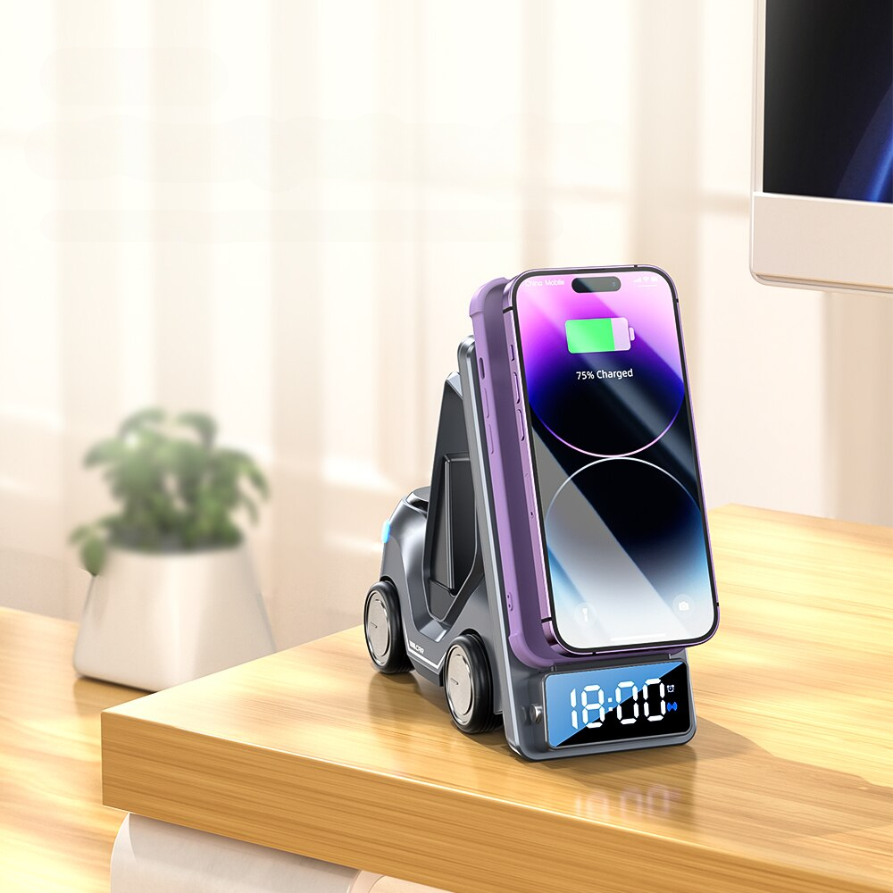 車載ワイヤレス充電ホルダー (iPhone/Samsung/Huawei対応) NukuNuku