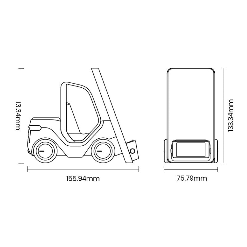 車載ワイヤレス充電ホルダー (iPhone/Samsung/Huawei対応) NukuNuku