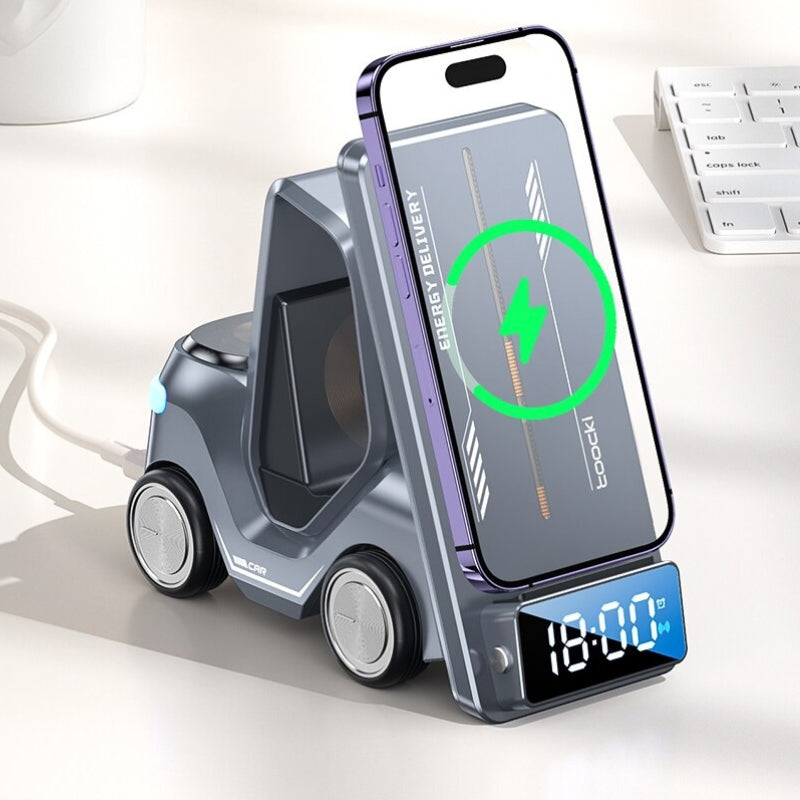 車載ワイヤレス充電ホルダー (iPhone/Samsung/Huawei対応) NukuNuku