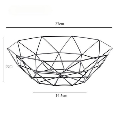 竹製フルーツバスケット＆テーブルデコレーション NukuNuku [Casa - Organização - Fruteira] - Fruteira de Mesa Cesta de Fruta e Decoração de Mesa NukuNuku 